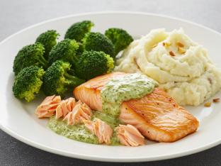 Salmone al Pesto Piccante