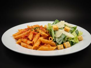 Pomodoro and Caesar Salad