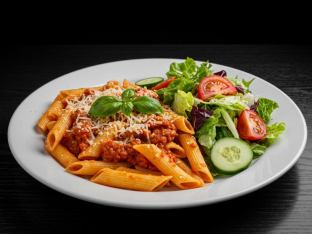 Pomodoro and Garden Salad