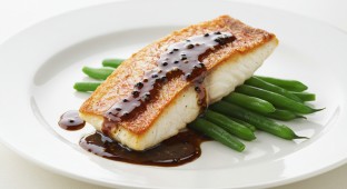 Pan Seared Red Snapper with Black Pepper Sauce
