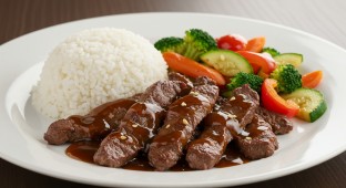 Grill Marinated Angus Top Sirloin with Teriyaki Sauce