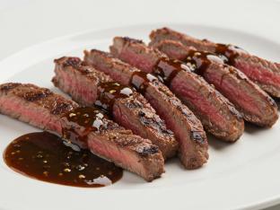 Grill Marinated Angus Top Sirloin with Black Pepper Sauce