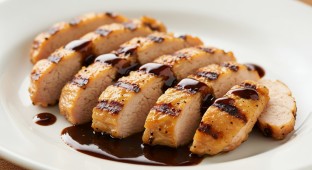 Grilled Lemongrass Chicken with Black Pepper Sauce