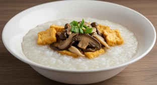 Traditional Thai Congee Mushroom & Tofu