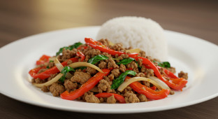 Pad Krapow Pork
