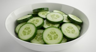 Sliced Cucumbers