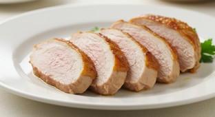 Sous-Vide Sliced Chicken