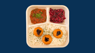 Garden Lentil Bowl with Pita