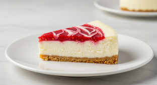 White Chocolate Raspberry Cheesecake