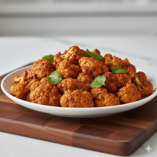 Harissa Crusted Cauliflower