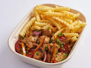 Chicken Saltado with Fries