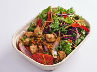 Chicken Saltado with Asian Salad