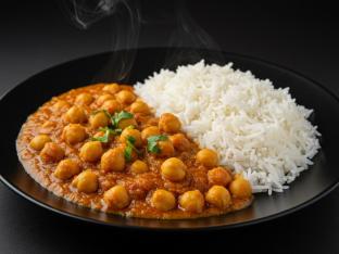 Chana Masala with Basmati Rice