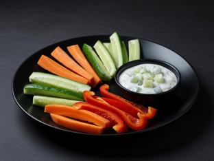 Side of Crudite and Cucumber Riata