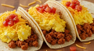Chorizo Breakfast Tacos