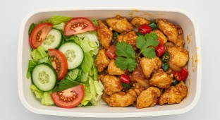 Rocoto Hot Honey Chicken with House Salad