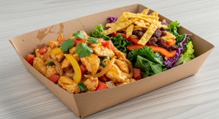 Rocoto Hot Honey Chicken with Asian Salad