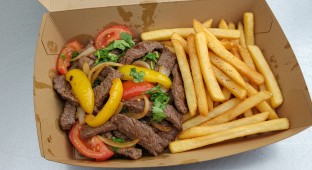 Steak Saltado with Fries