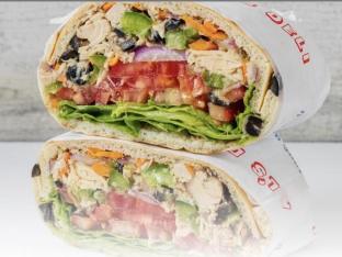 Healthy Tuna Pita Wrap (without mayo)