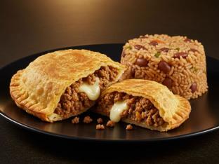 Macho Man Empanada with Arroz