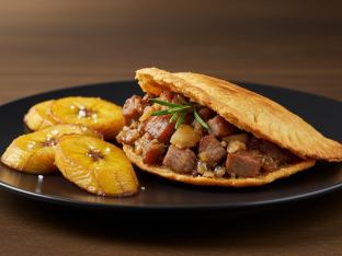 Lechon Empanada with Maduros