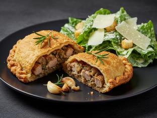 Lechon Empanada with Caesar Salad