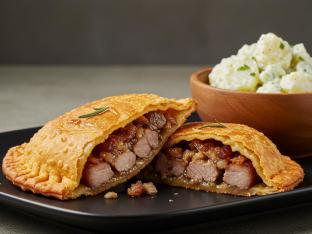 Lechon Empanada with Papi's Potato Salad