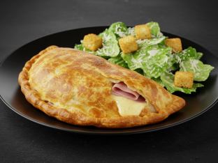 Cochinita Empanada with Caesar Salad
