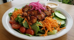 Garden Smokehouse Salad with BBQ Chicken