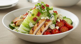 Chopped Wedge Salad with Chicken