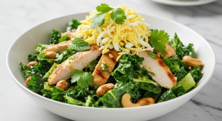 Kale Salad with Chicken