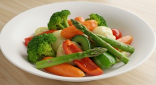 Steamed Seasonal Vegetables