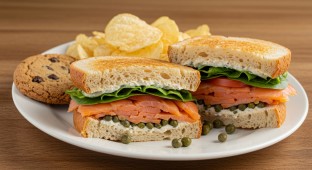 Smoked Salmon Sandwich