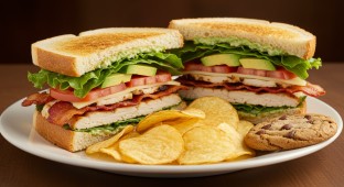 Chicken Avocado BLT Sandwich