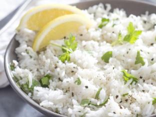 Lemon Parsley Basmati Rice