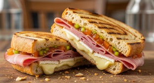 Black Forest Ham & Brie Panini