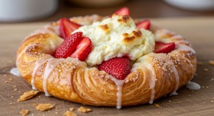 Strawberry Cheese Danish