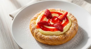 Mini Strawberry Cheese Danish