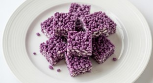 Ube Oreo Rice Crispy Treats
