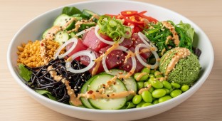 Regular Hawaiian Ahi over Salad