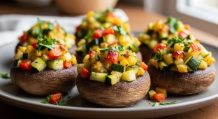 Vegan Stuffed Mushroom