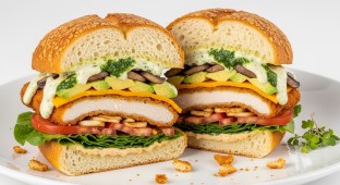 Tom Brady Sandwich with Dutch Crunch