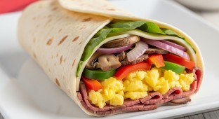 Gluten Free Philly Burrito