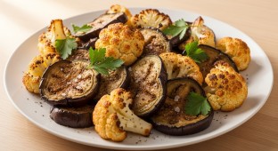 Cauliflower and Eggplant
