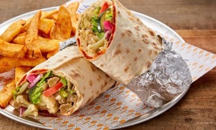 Cauliflower Eggplant Wrap