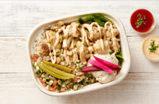 Cauliflower Eggplant Bowl