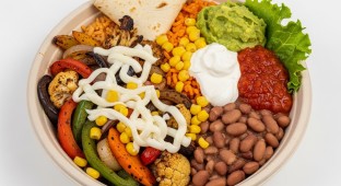 Vegetarian Grilled Vegetables Amigos Burrito Bowl