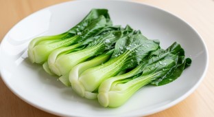 SOY FREE Steamed Baby Bok Choy