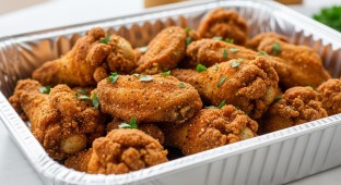 Seasoned Fried Chicken Wings