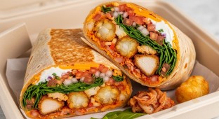 Food Truck - Bobcha Burrito with Korean Fried Tofu